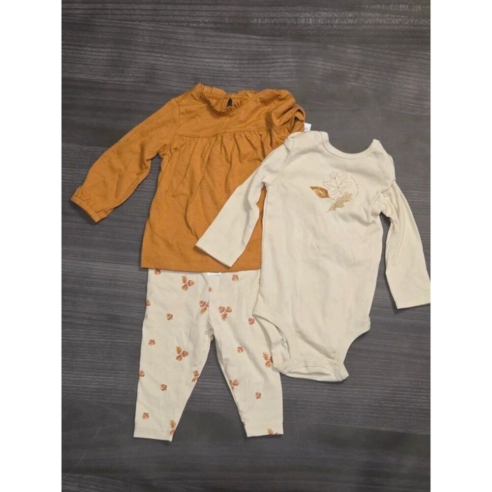 New Carters Baby Girl's 3 Piece Set 6M NWT